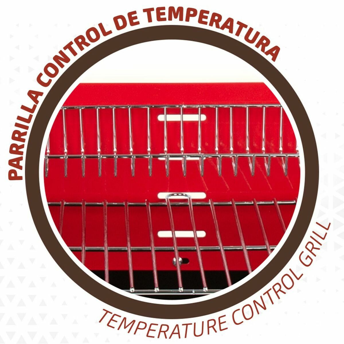 Barbacoa de Carbón con Ruedas Aktive Acero Plástico 66 x 44 x 85 cm Rectangular Rojo